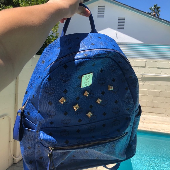 mcm backpack blue - Picture 5 of 5